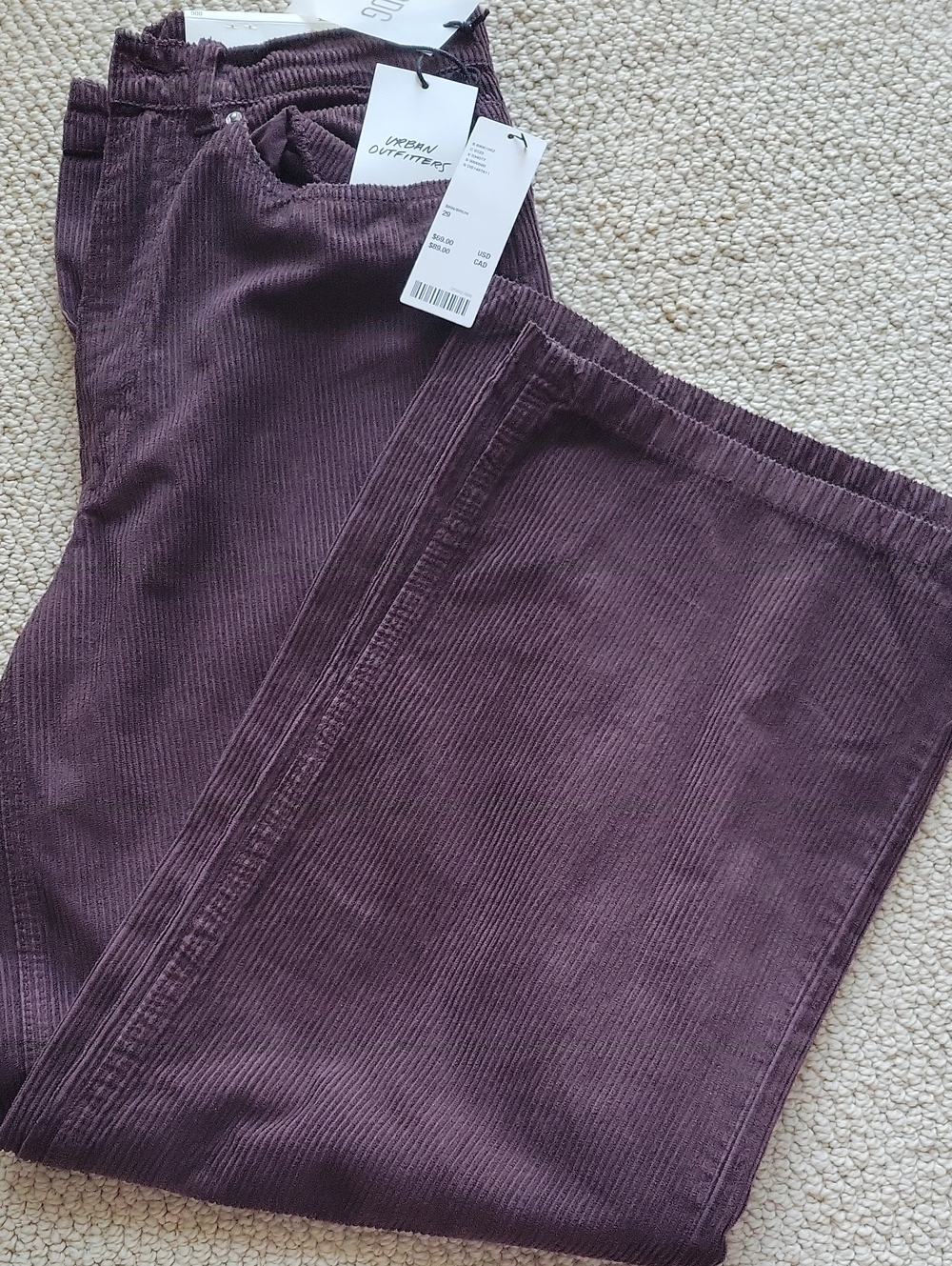 Urban Outfitters Women's Corduroy Pants - Deep Brown